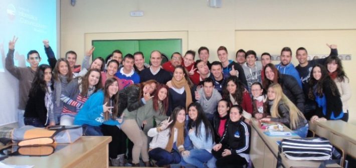 alumnos Huelva formación es importante José Manuel Bautista