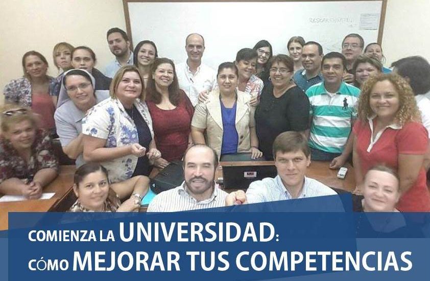 Comienza la Universidad grupo alumnos Universidad Nacional de Asunción José Manuel Bautista