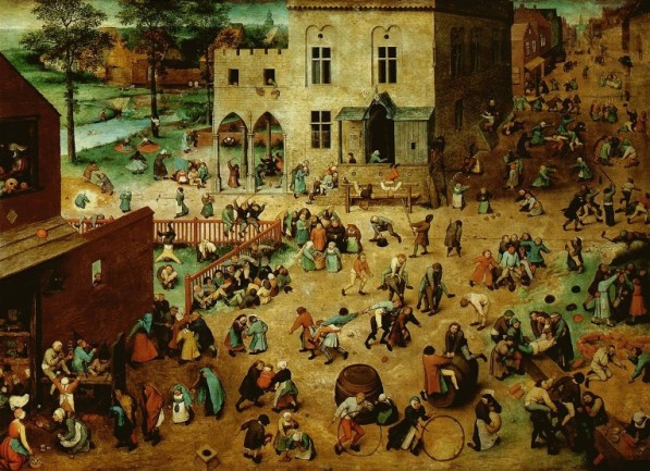 Juegos de niños (1560) de Pieter Brueghel juegos universales